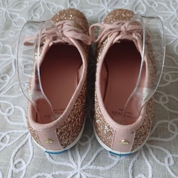 Keds X Kate Spade New York Glitter Sneakers Size 8.5 - Picture 5 of 15